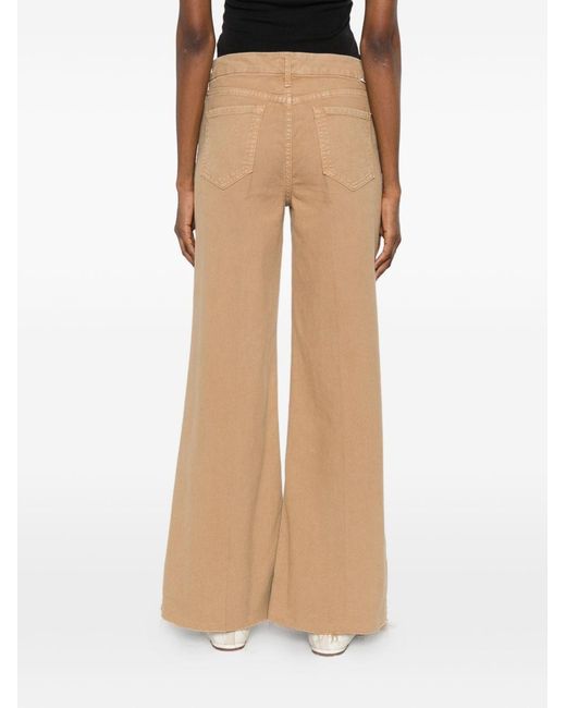 Mother Natural Wide-Leg Denim Jeans