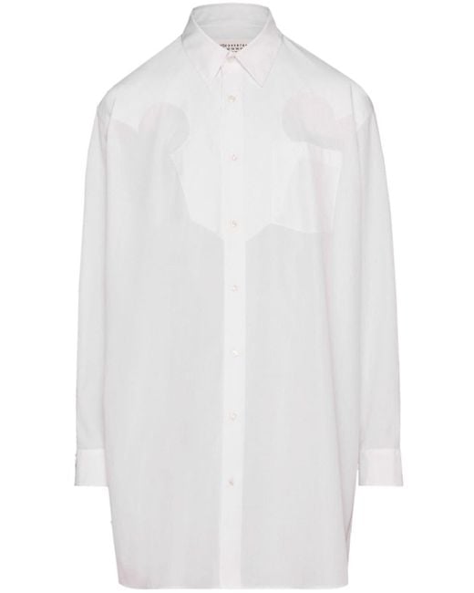 Maison Margiela White Oversized Cotton Shirt