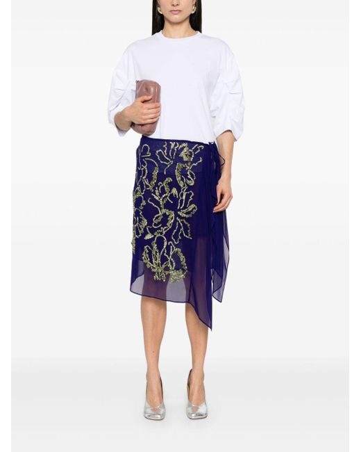 Dries Van Noten White Heynet Cotton T-Shirt