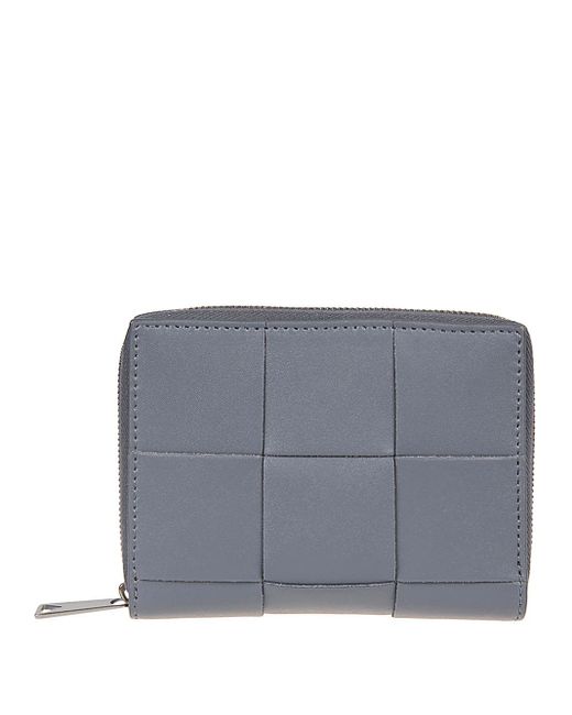 Bottega Veneta Gray Leather Wallet for men
