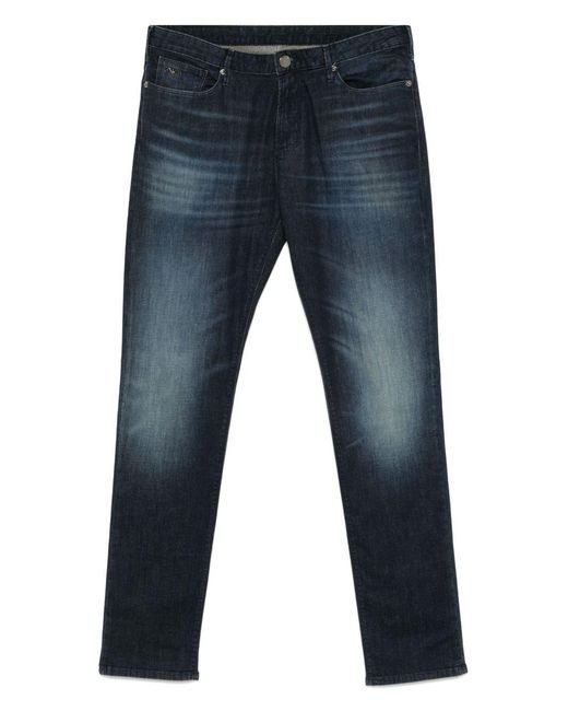 Emporio Armani Blue Denim Cotton Jeans for men