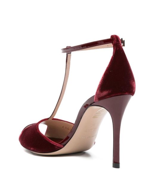 Emporio Armani Brown T-Bar With Heel