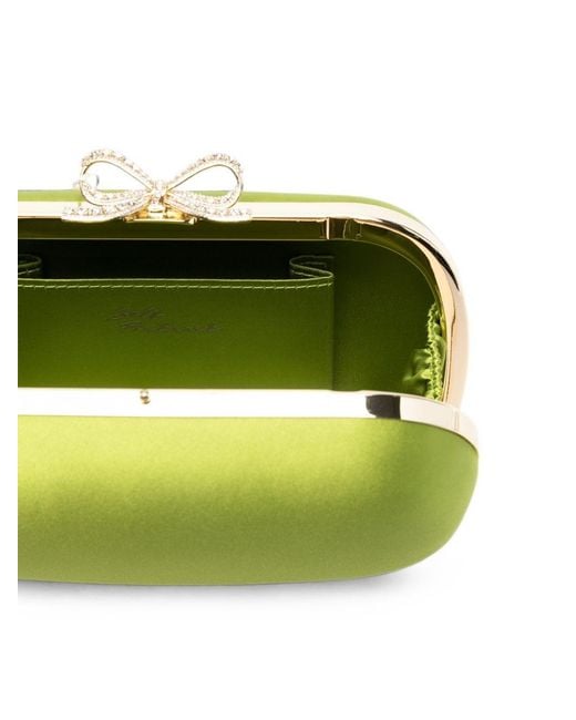 Clutch di Self-Portrait in Green