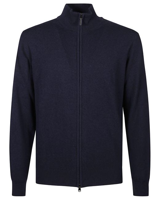 Kangra Blue Bottoned Cardigan With Pockets for men