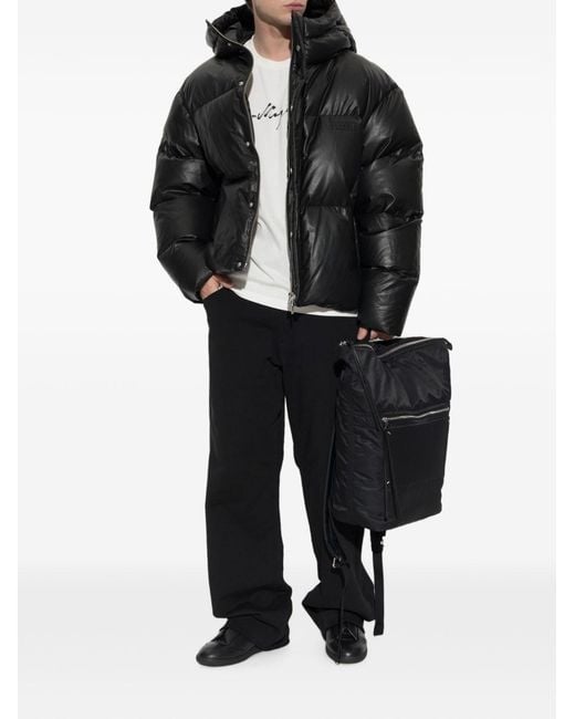 MM6 by Maison Margiela Black Cotton Trousers for men