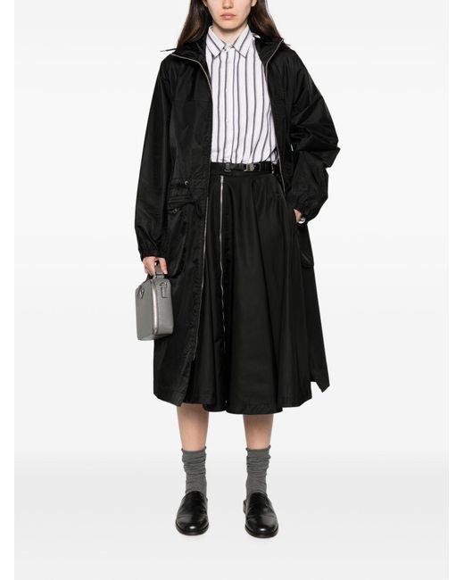 Prada Black Re-Nylon Raincoat