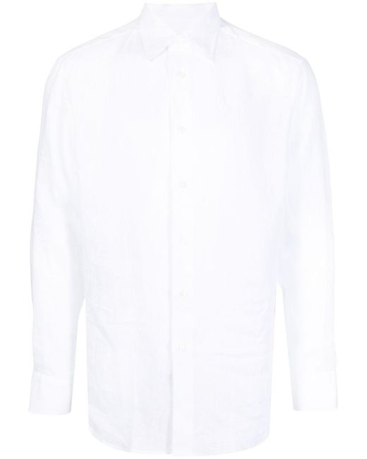 Brioni White Linen Shirt for men