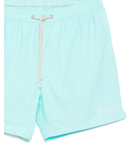 Mc2 Saint Barth Green Sage Classic Light Swim Shorts Patmos for men
