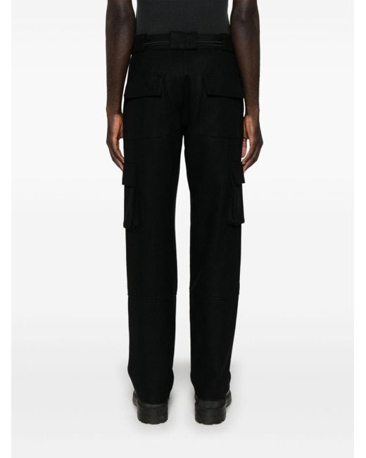 GR10K Black Cargo Trousers for men