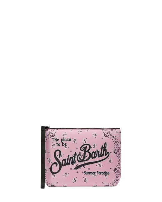 Mc2 Saint Barth Pink Aline Clutch Bag for men