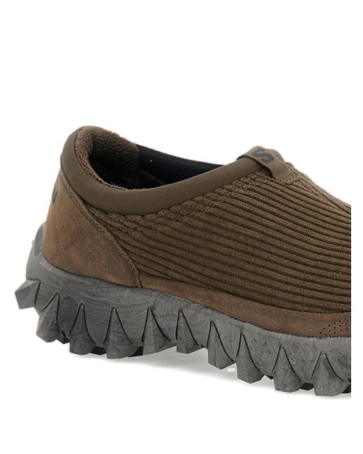 Salomon Brown Slip-On Sneakers for men