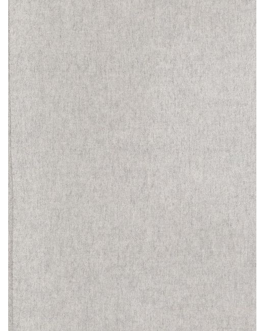 Max Mara White Cashmere Scarf