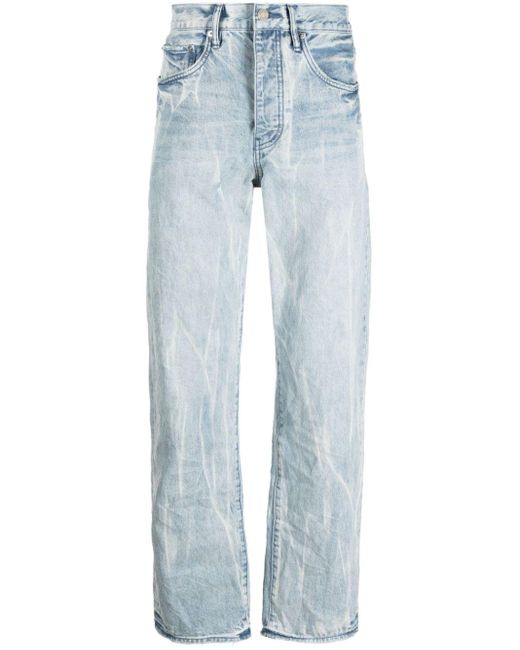 Purple Brand Acid-washed Relaxed-fit Jeans in Blue for Men | Lyst UK