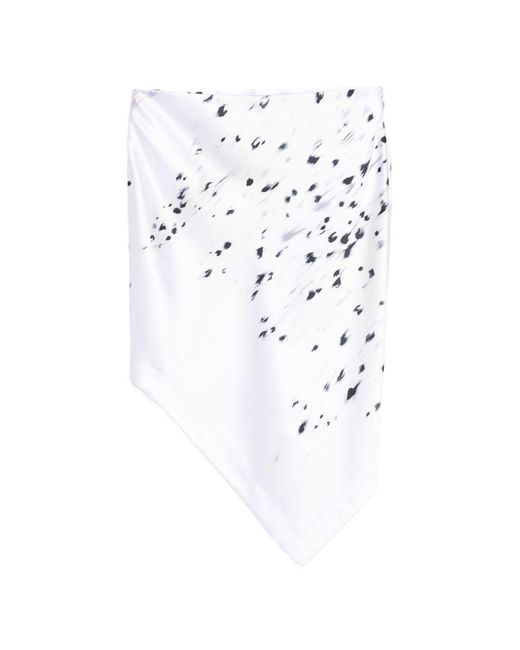 IRO White Voltera Midi Skirt