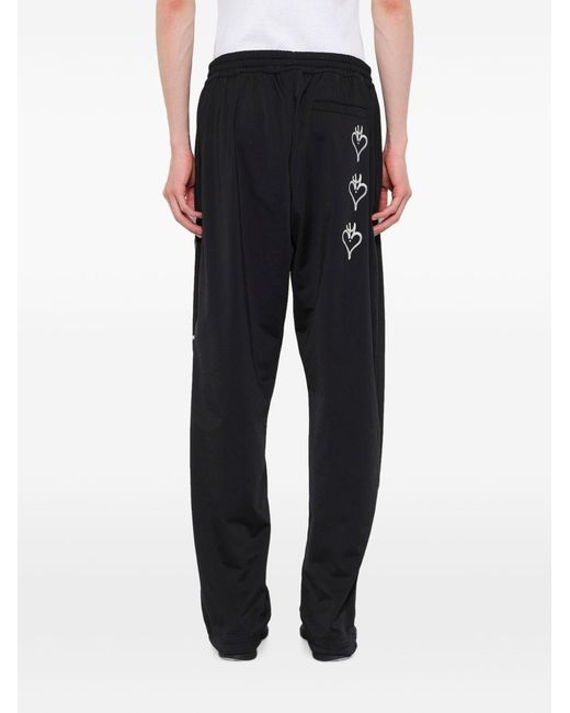 Y-3 Blue Logo Trackpants for men
