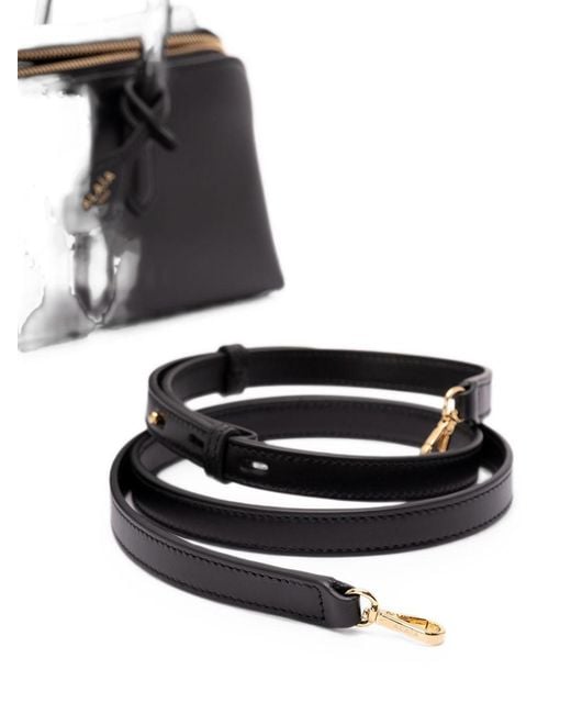Alaïa Black Delta Medium Leather Handbag