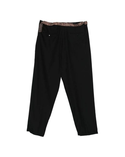 Magliano Black Cotton Pants for men