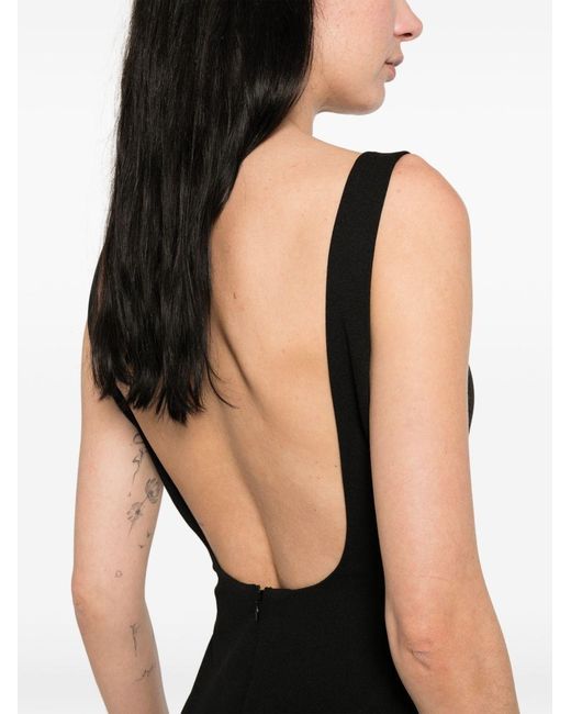 Solace London Black Aneila Maxi Dress