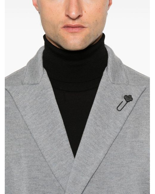 Lardini Gray Wool Jacket for men