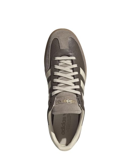 Adidas Brown 100% Leather Sneakers for men