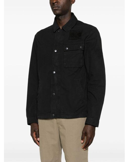 Barbour Black Workers Cotton Jacket for men