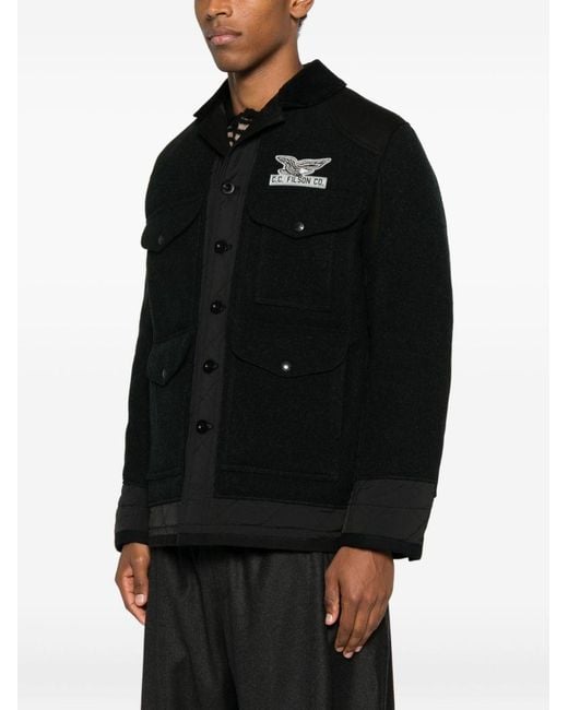 JUNYA WATANABE X FILSON Black Wool Jacket for men