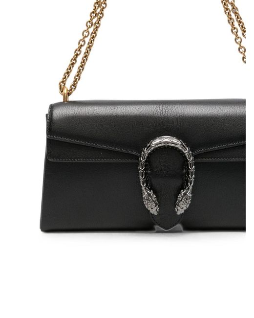 Gucci Black Dionysus Leather Shoulder Bag
