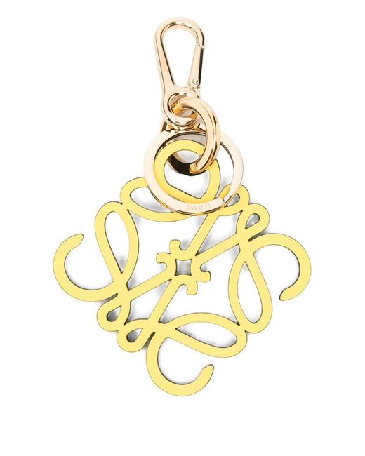 Loewe Metallic Anagram Leather Charm
