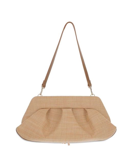 THEMOIRÈ Natural Emera Fringed Clutch