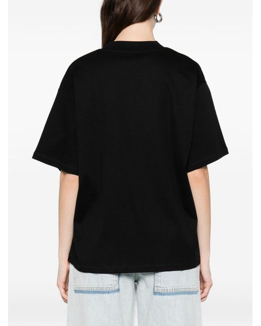Herskind Black Larsson Cotton T-Shirt