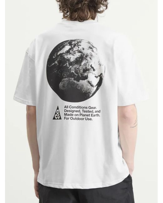 Nike White Acg T-Shirt for men