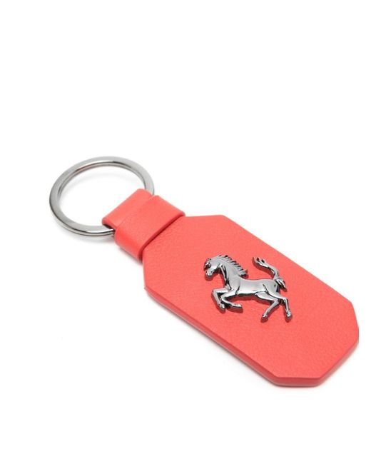 Ferrari Red Keyholder With Logo for men