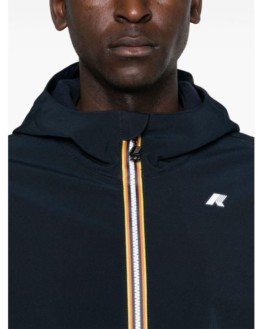 K-Way Blue Jacko Bonded Jacket for men
