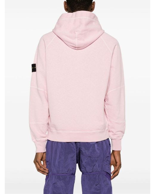 Stone Island Pink Classic Rose Hooded for men