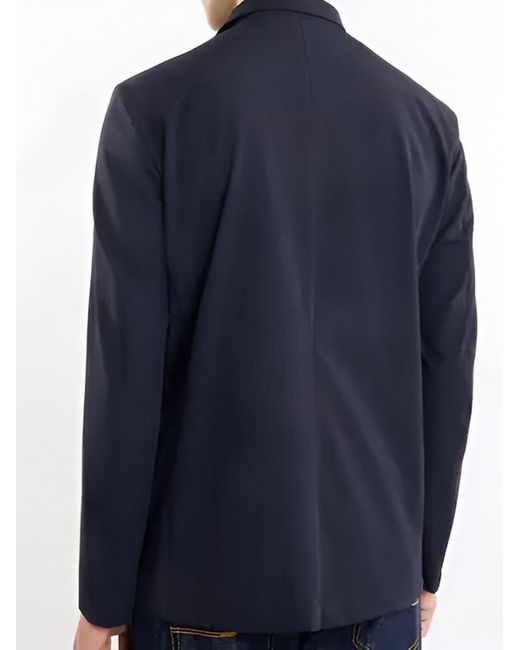 Fay Blue Stretch Nylon Jacket for men