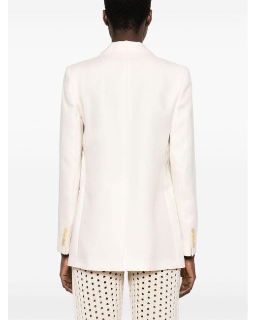 Blazer Boemia di Max Mara in Natural