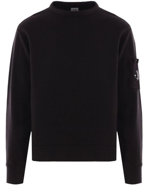 C. P. Company- Felpa di C P Company in Black da Uomo