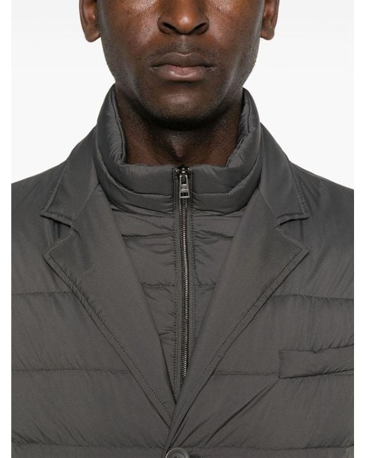 Herno Gray La Giacca Down Jacket for men