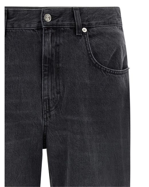 Séfr Blue Relaxed Jeans for men
