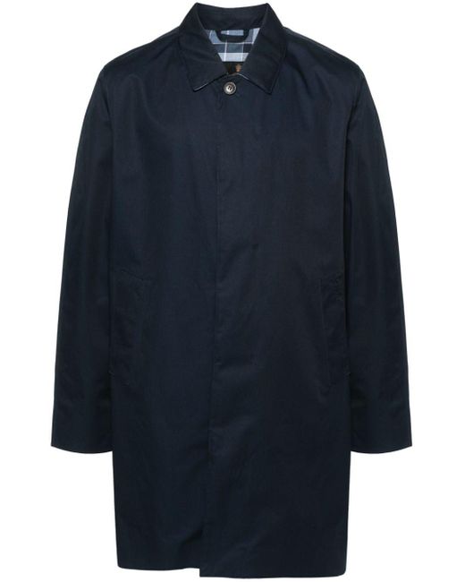 Barbour Blue Rokig Waterproof Mid Coat for men