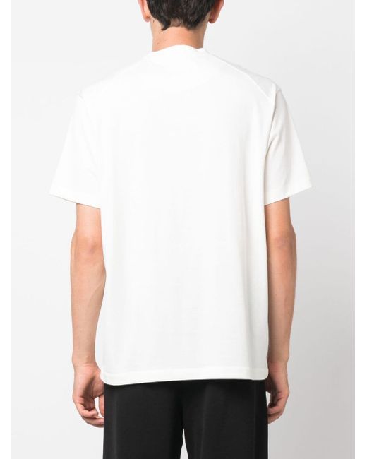 T-shirt con stampa di Y-3 in White da Uomo