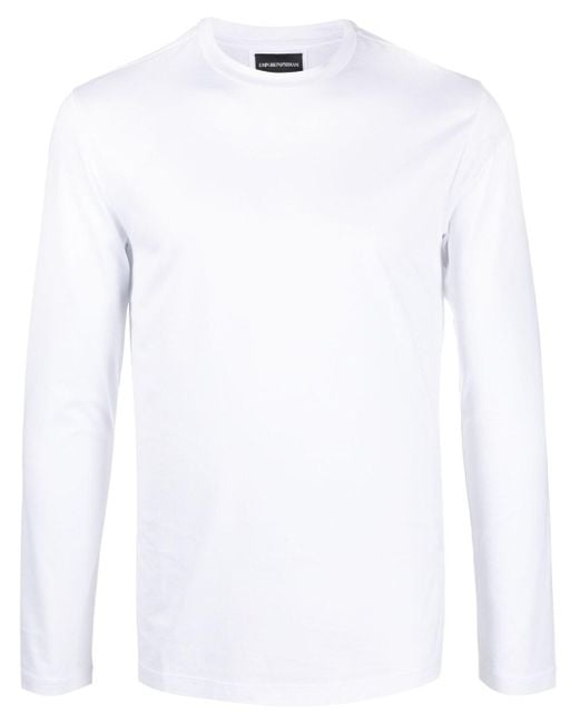 Emporio Armani White Logo T-shirt for men