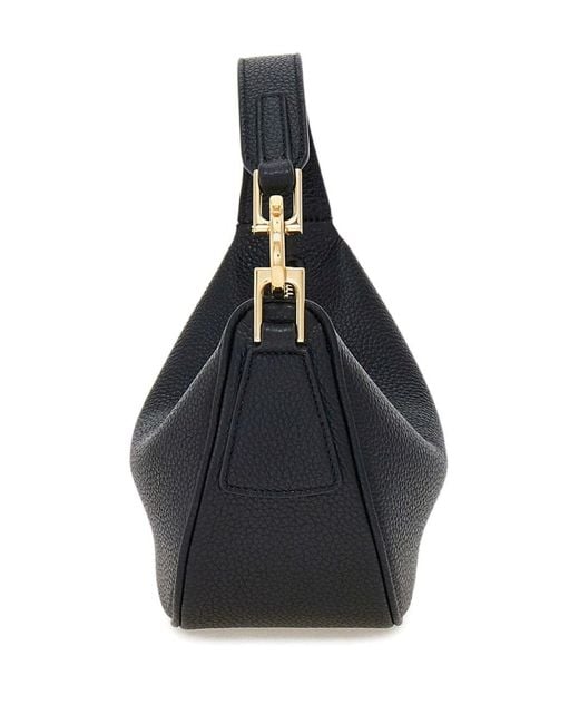 Ferragamo Black Zip Shoulder Bag