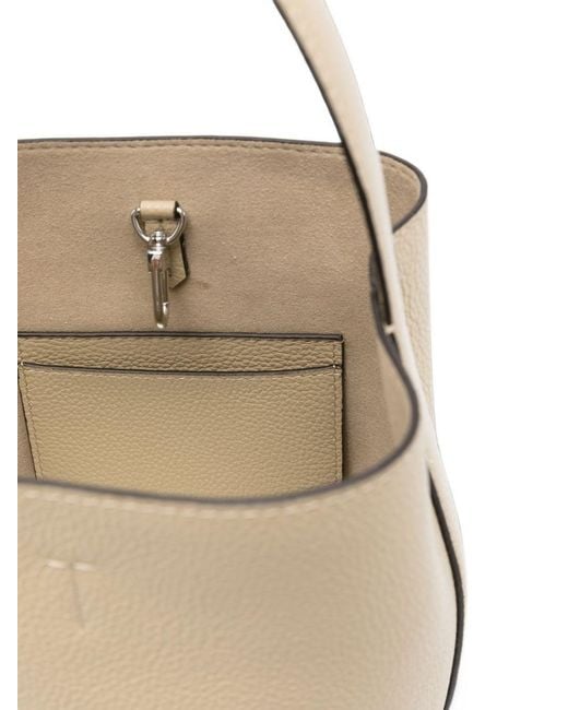 Totême Natural Belted Petite Leather Tote