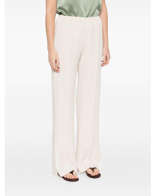 Forte_forte White Regular Trousers
