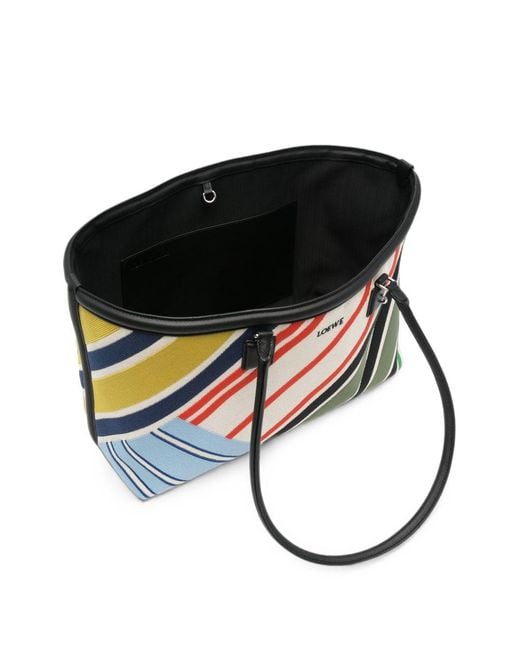Loewe Blue Verano Medium Canvas Tote