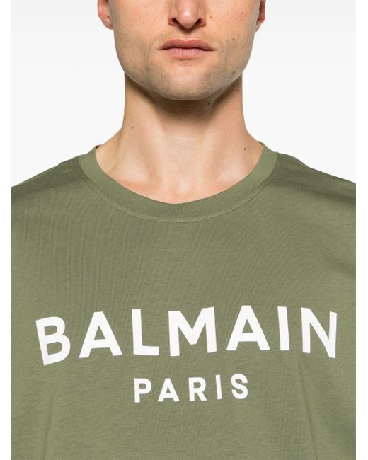 Balmain Green T-shirts And Polos for men