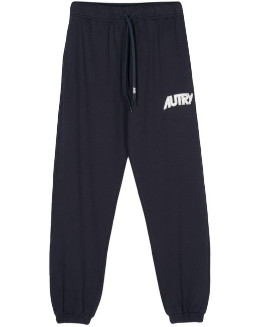 Autry Blue Logo-print Track Pants