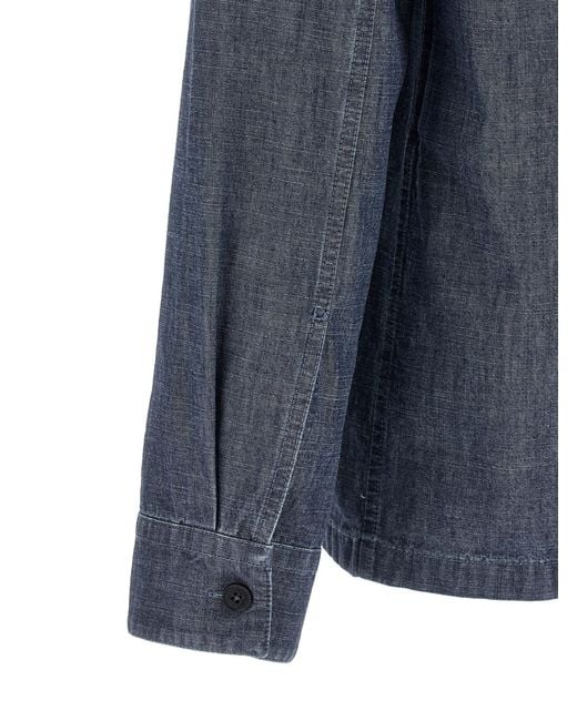 Jil Sander Blue Shirt 203 for men