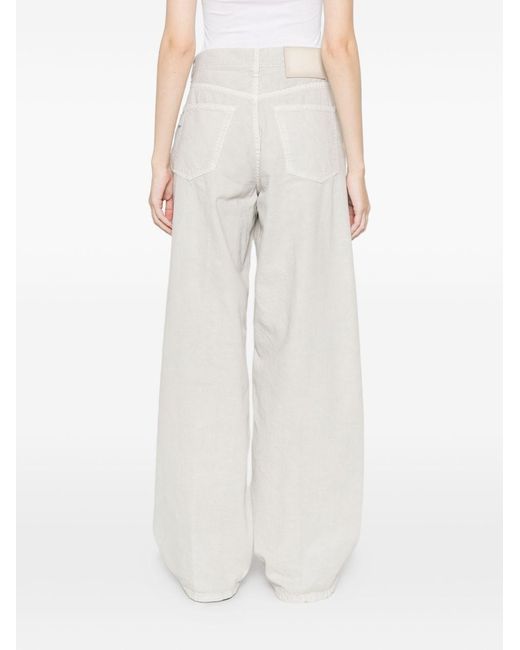 Haikure White Bethany Wide-Leg Denim Jeans